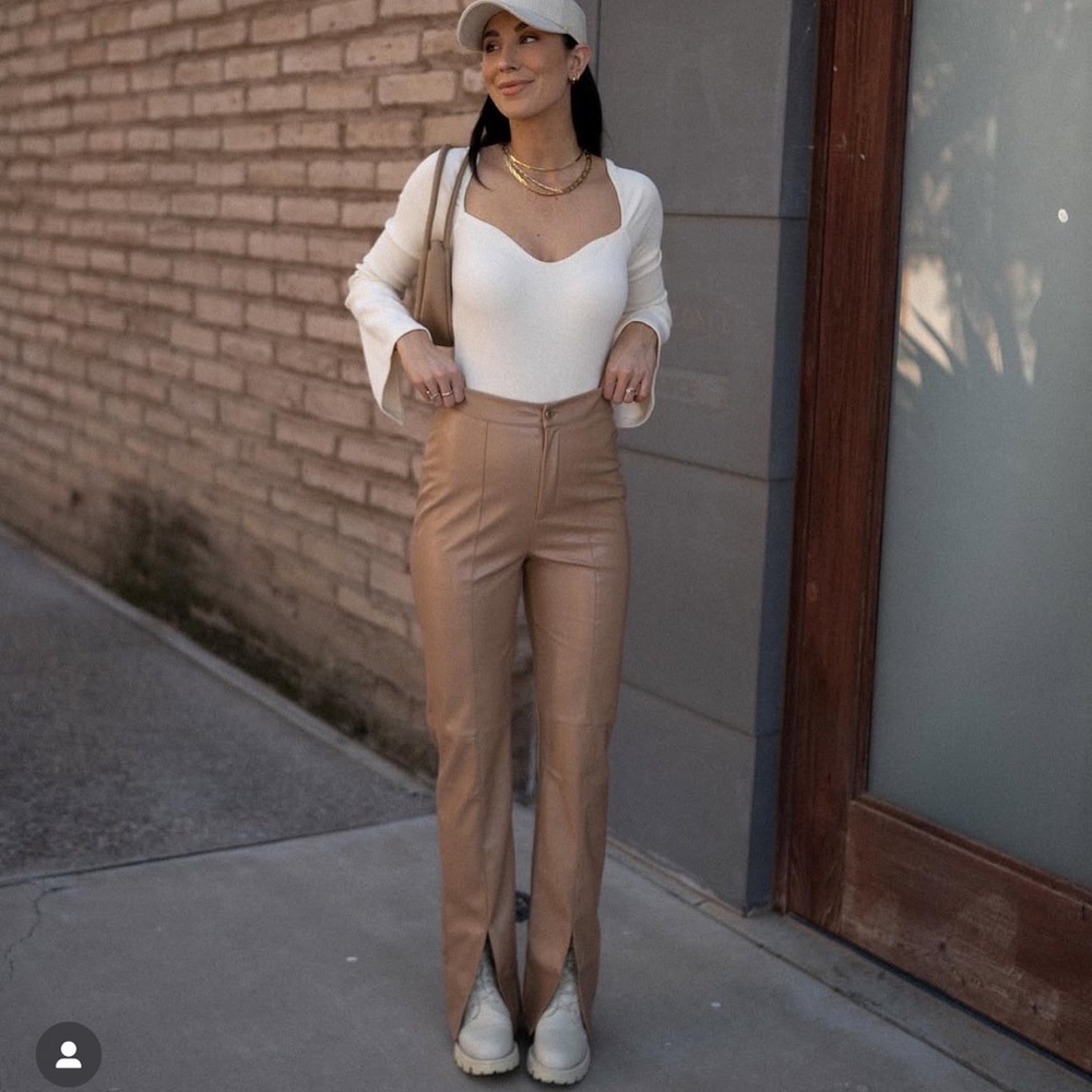 Missguided faux leather pants